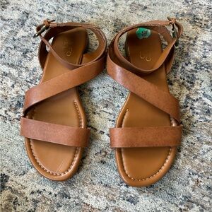 Tan Size 8 Sandals